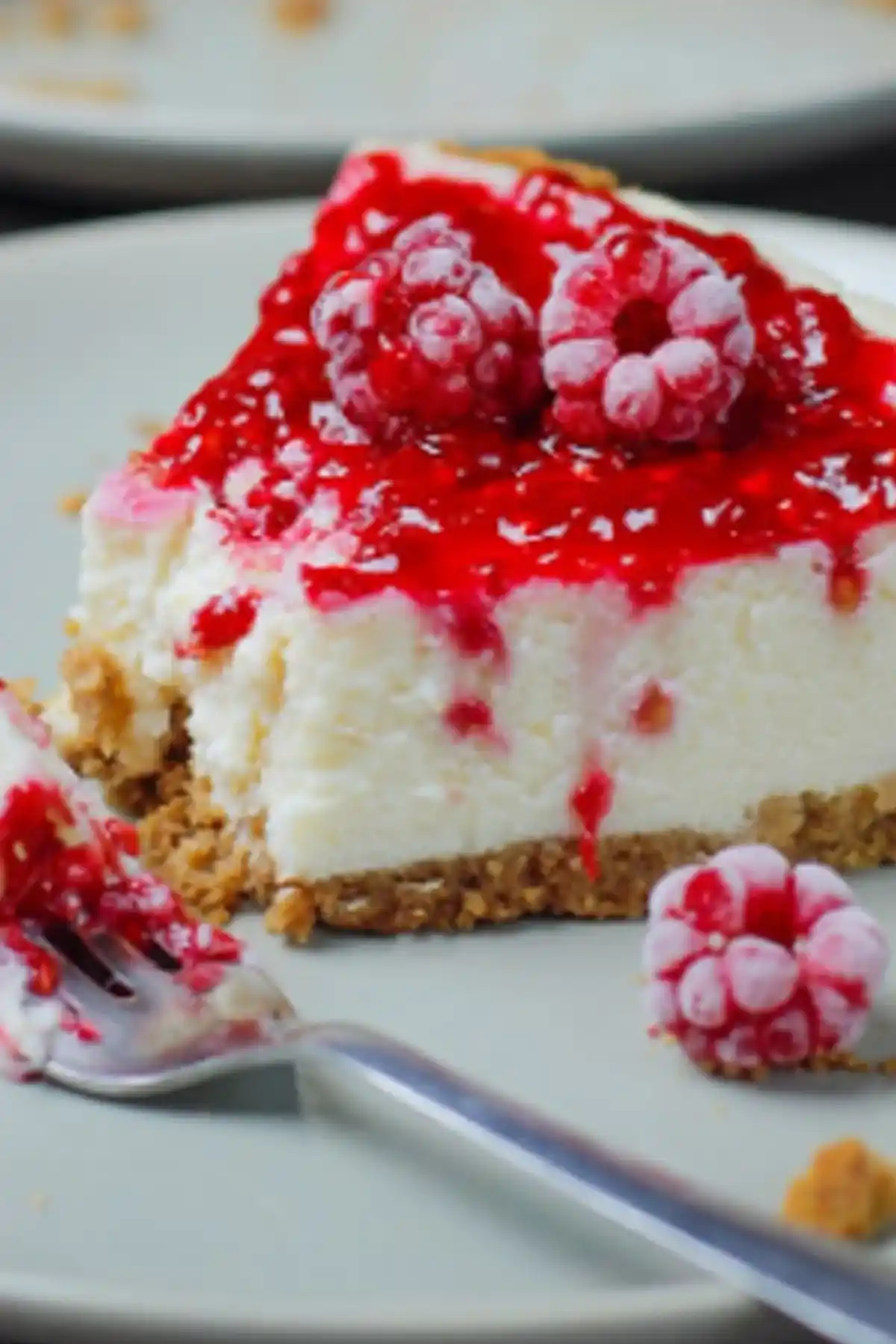 Käsekuchen Rezept mit Himbeeren: Sommerlicher Genus